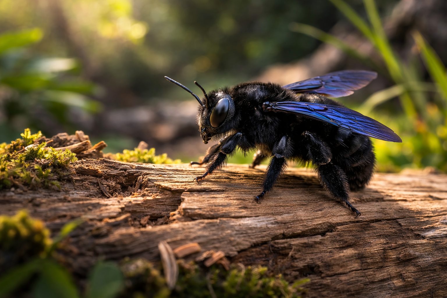Comment reconnaître facilement une guêpe charpentière ?