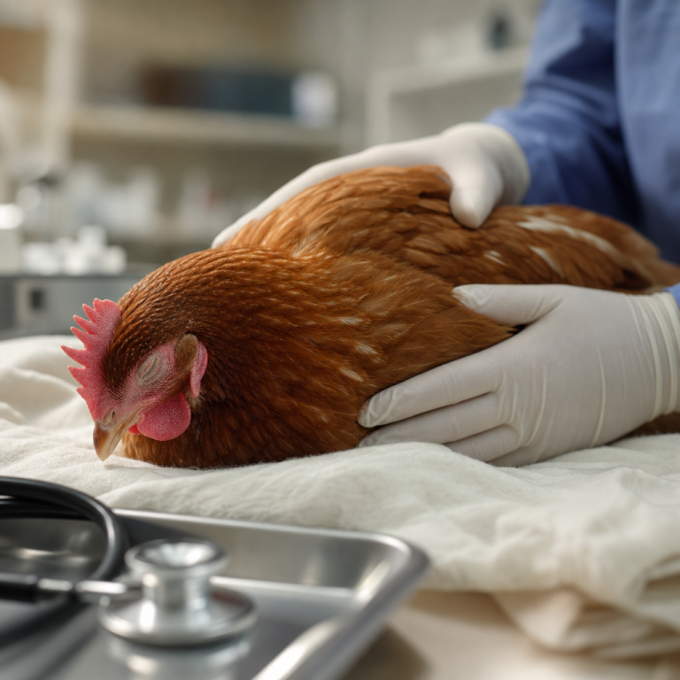 Ma poule ne bouge plus et ferme les yeux : que faire ?